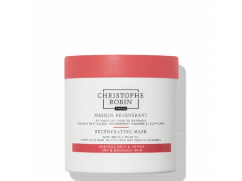 Christophe Robin REGENERATING MASK atkurianti plaukų kaukė su opuncijų aliejumi, 250ml